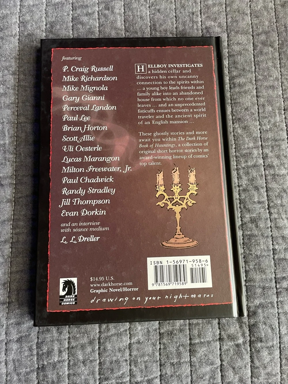 The Dark Horse Book of Hauntings Hardcover Mike Mignola Horror Graphic Novel